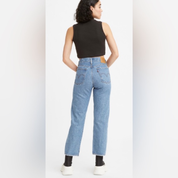 BRAND NEW NWOT: Levi’s Women’s Blue Straight Wedgie Jeans Size 29 - Picture 4 of 9